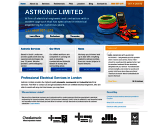 astronic.co.uk screenshot