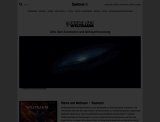 astronomie-heute.de screenshot