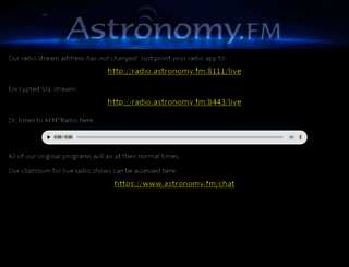 astronomy.fm screenshot