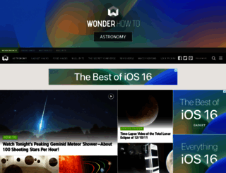 astronomy.wonderhowto.com screenshot