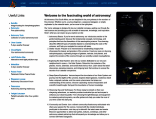 astronomyclubsa.co.za screenshot
