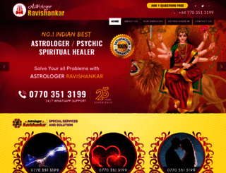 astroravishankar.co.uk screenshot
