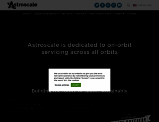 astroscale.com screenshot