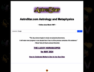astrostar.com screenshot