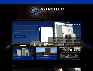 astrotechspaceoperations.com screenshot