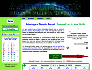 astrotransits.com screenshot