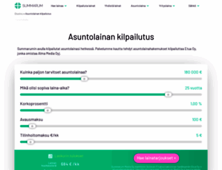 asuntolaina.org screenshot