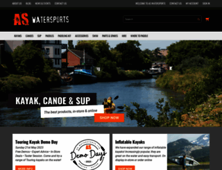 aswatersports.co.uk screenshot