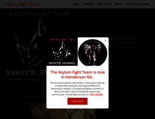 asylumfightteamvegas.com screenshot