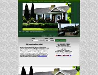 asyoulikeitbandb.com screenshot