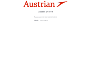 at.austrian.com screenshot