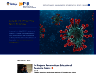 at.pitt.edu screenshot