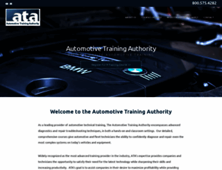 ataautomotivetraining.com screenshot