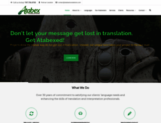 atabextranslations.com screenshot