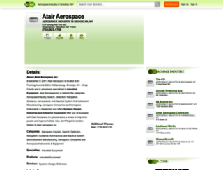 atair-aerospace-inc.hub.biz screenshot