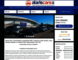 atariscars.co.uk screenshot
