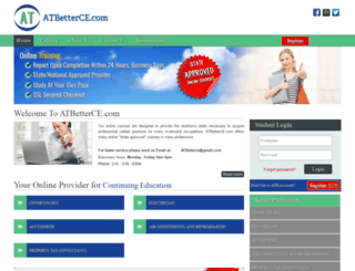 atbetterce.com screenshot