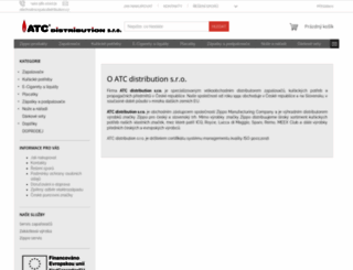 atcdistribution.cz screenshot