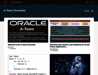 ateam-oracle.com screenshot