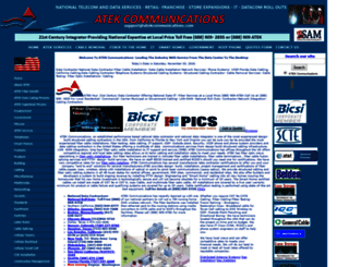 atekcommunications.com screenshot