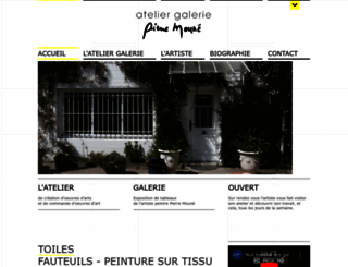 atelier-galerie-pierre-moune.fr screenshot