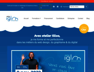 atelier-igloo.fr screenshot
