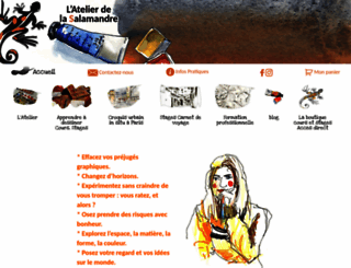 atelier-salamandre.net screenshot