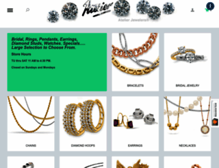 atelierjewelers.com screenshot