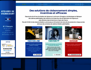 ateliersdevignacourt.com screenshot