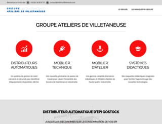 ateliersvilletaneuse.com screenshot