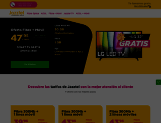 atencionalclientejazztel.es screenshot