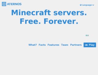 aternos.org screenshot