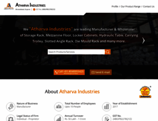 atharvaindustries.com screenshot