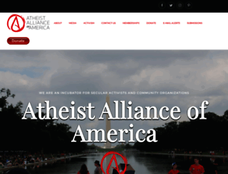 atheistallianceamerica.org screenshot