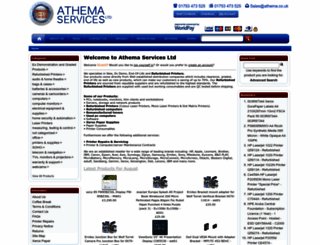 athema.co.uk screenshot