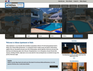 athena-apartments.gr screenshot