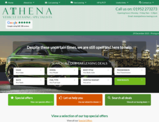 athena-leasing.co.uk screenshot