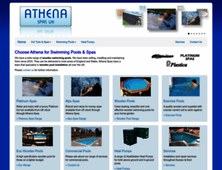 athena-spas.com screenshot