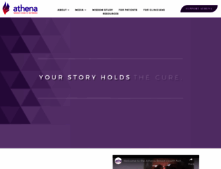 athenacarenetwork.org screenshot