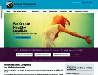 athenachiropractic.com screenshot