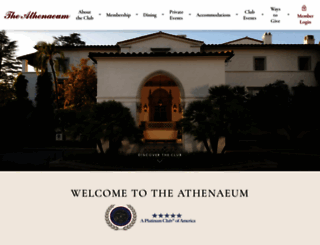 athenaeumcaltech.com screenshot