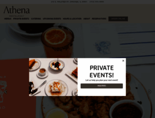 athenarestaurantchicago.com screenshot