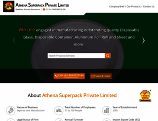 athenasuperpack.in screenshot