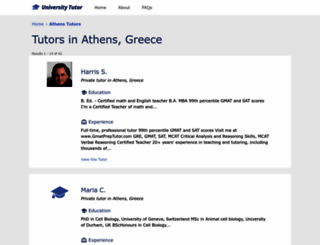 athens.universitytutor.com screenshot