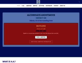 athensaa.org screenshot