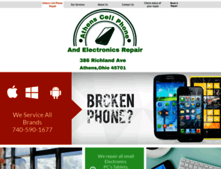 athenscellphoneandelectronics.com screenshot