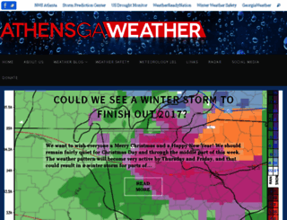 athensgaweather.com screenshot