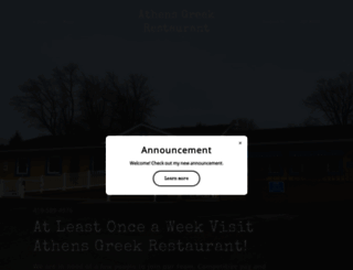 athensgreekrestaurants.com screenshot