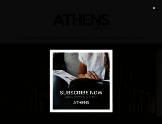 athensmagazine.com screenshot