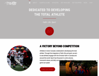 athletesinaction.com screenshot